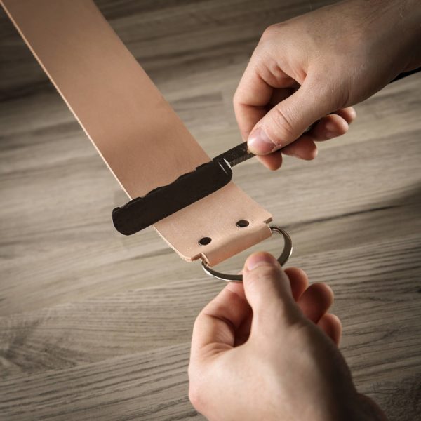 Strop en cuir artisanal