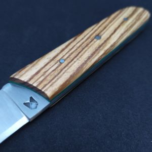 Couteau de cuisine Le Quidam - Zebrano - vert