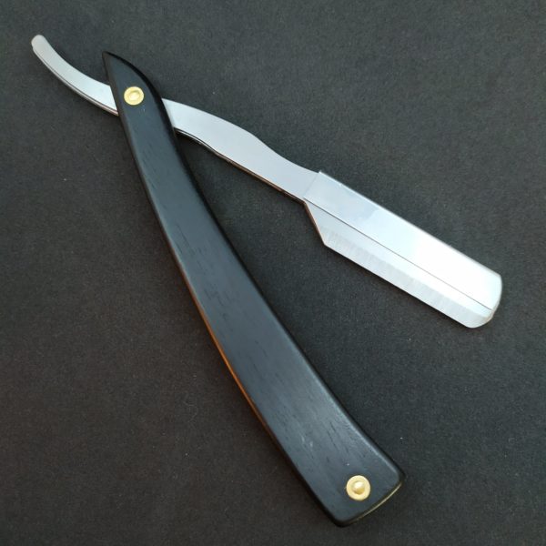 Shavette rasage traditionnel ebene noir buis