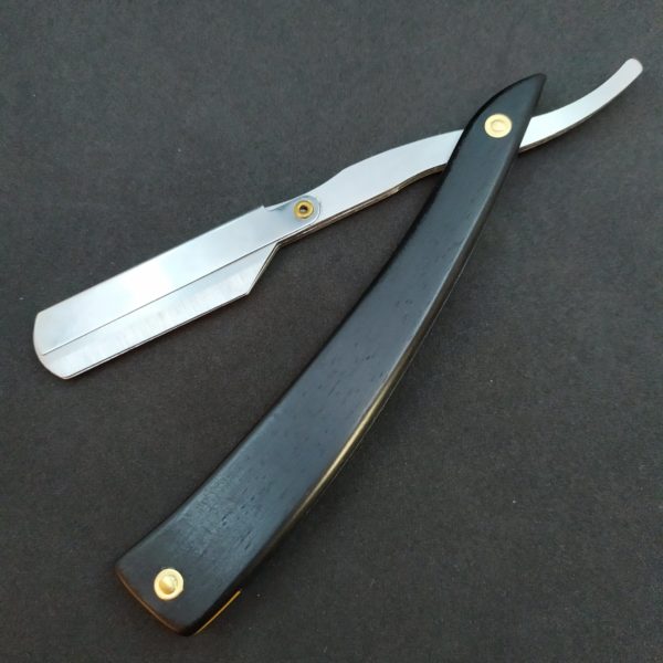 Shavette rasage traditionnel ebene noir buis