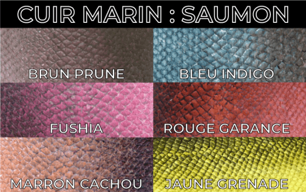 Bracelet de montre en cuir marin sur mesure – Image 2